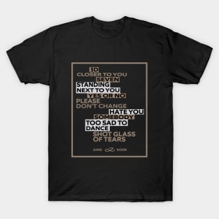 Jungkook Golden T-Shirt